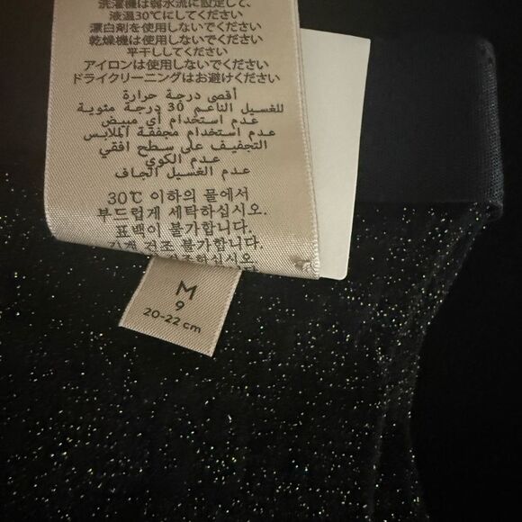 New with tags Gucci Black Socks with metallic threading - Picture 3 of 6
